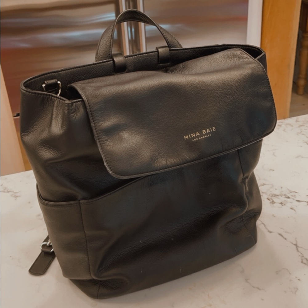 Mina Baie Full Kinney (Vegan Leather) Diaper Bag